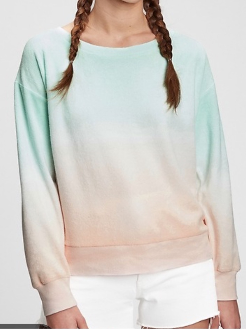 Gap "Towel Terry" crewneck sweatshirt NWT